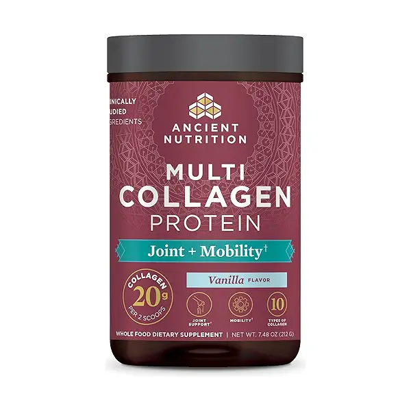 Multi Collagen Protein Joint + Mobility - Vanilla 20srv, 7.48 oz 1