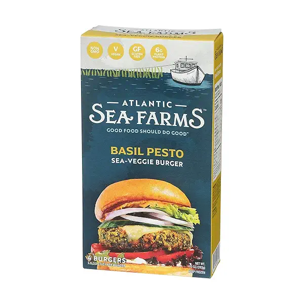 BASIL PESTO SEA-VEGGIE BURGER 2