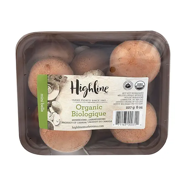 ORGANIC WHOLE MINI BELLA MUSHROOMS 9
