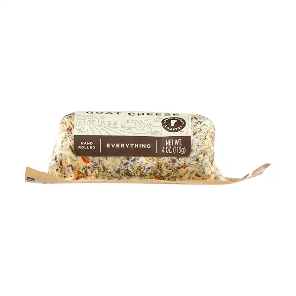 EVERYTHING GOAT CHEESE LOG, 4 oz 4