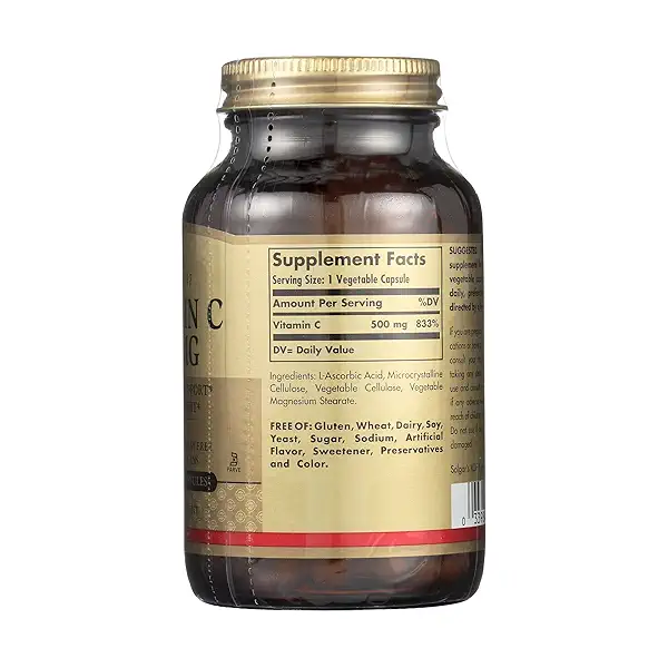 VITAMIN C 500 MG, 100 vegetable capsules 11