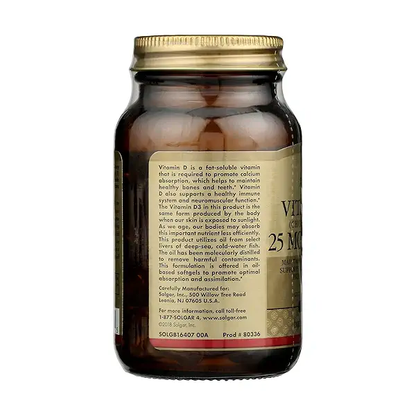 VITAMIN D3 1000 IU (CHOLECALCIFEROL) 8