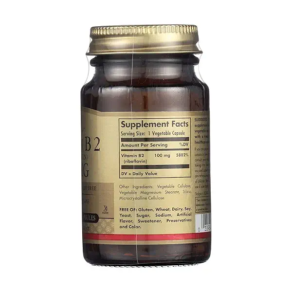 VITAMINE B2 100 MG RIBOFLAVIN 8