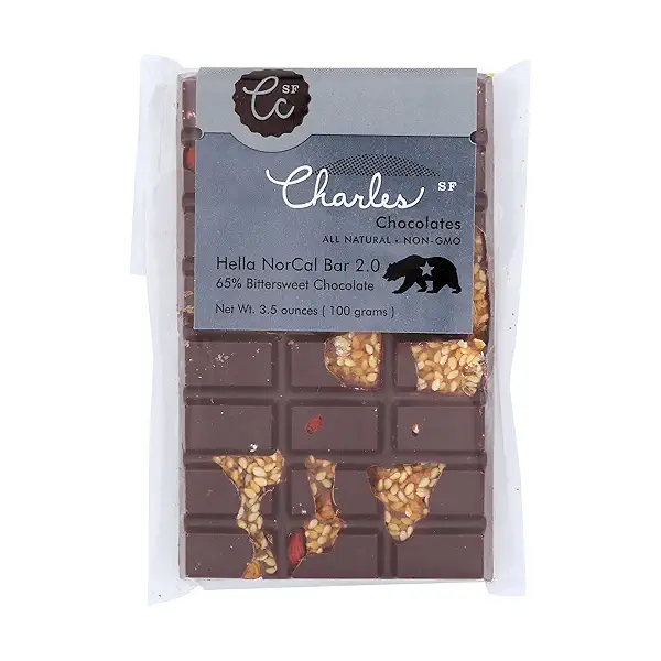 BAR CHOCOLATE HELLA NORCAL 2.0, 3.5 oz 1