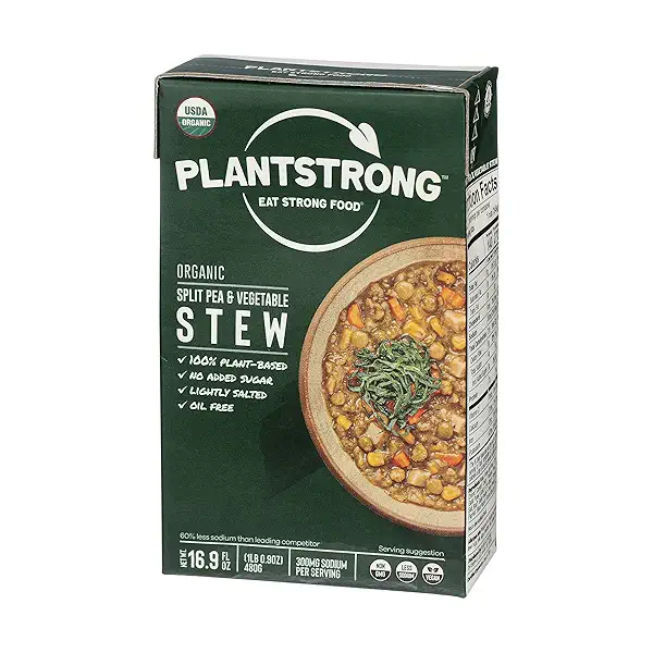 ORGANIC PLANT-BASED STEW - SPLIT PEA & VEGETABLE, 16.9 fl oz 2