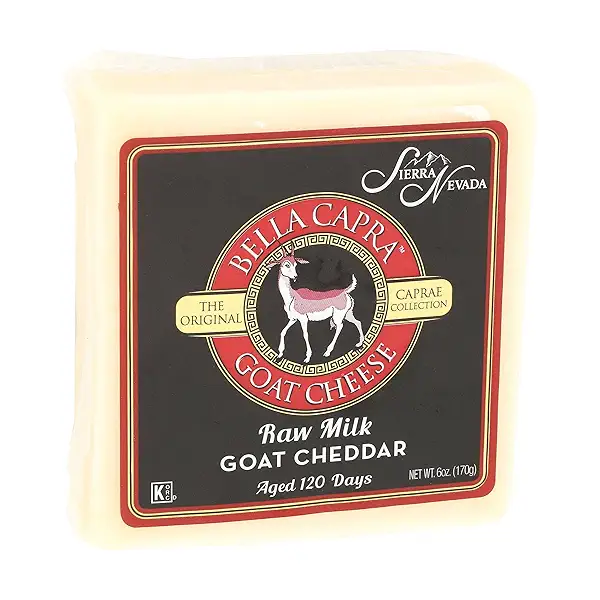 BELLA CAPRA RAW MILK GOAT CHEDDAR, 6 oz 11