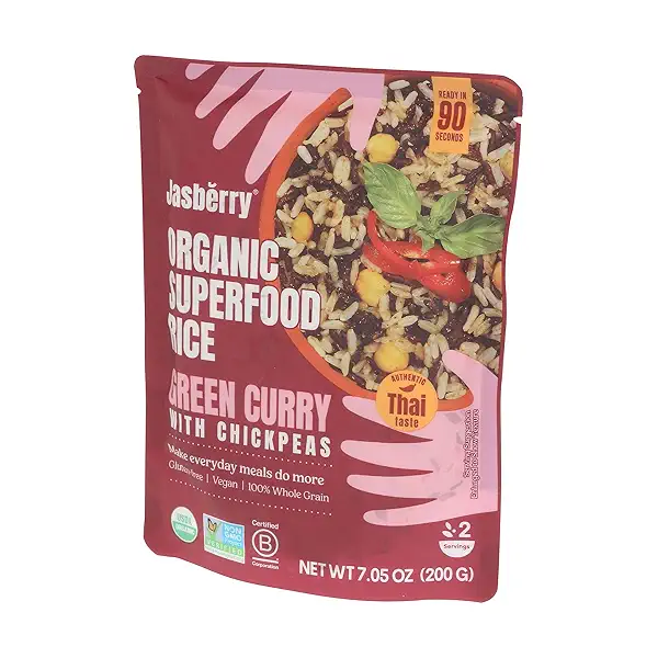 ORGANIC READY-TO-EAT SUPERFOOD RICE - GREEN CURRY, 7.05 oz 5