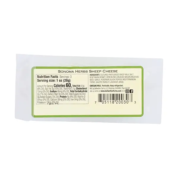 SHEEP CHEESE, 3 oz 6