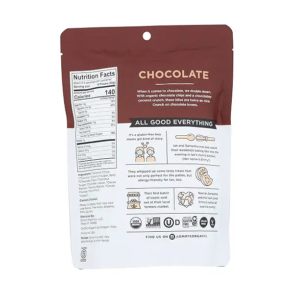 CHOCOLATE COCONUT CRUNCH'EMS, 3.5 oz 4