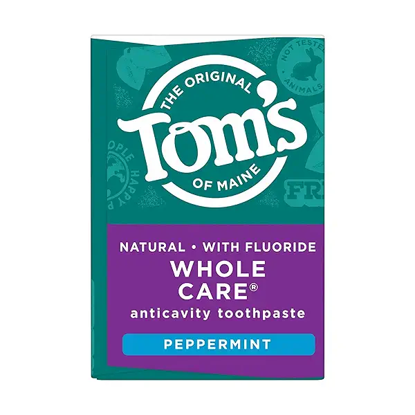 Whole Care Natural Toothpaste with Fluoride, Peppermint, 4 oz. 3