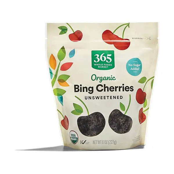 Organic Dried Unsweetened Bing Cherries, 8 oz at Whole Foods Market