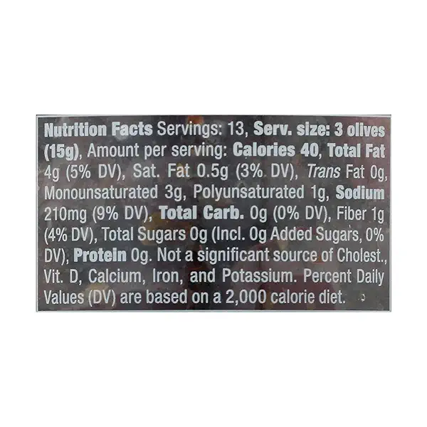 ORGANIC GREEK HERB KALAMATA OLIVES, 6.7 oz 10