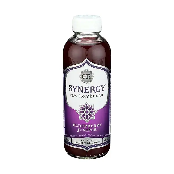 Organic Synergy Elderberry Juniper Kombucha, 16 fl oz 2