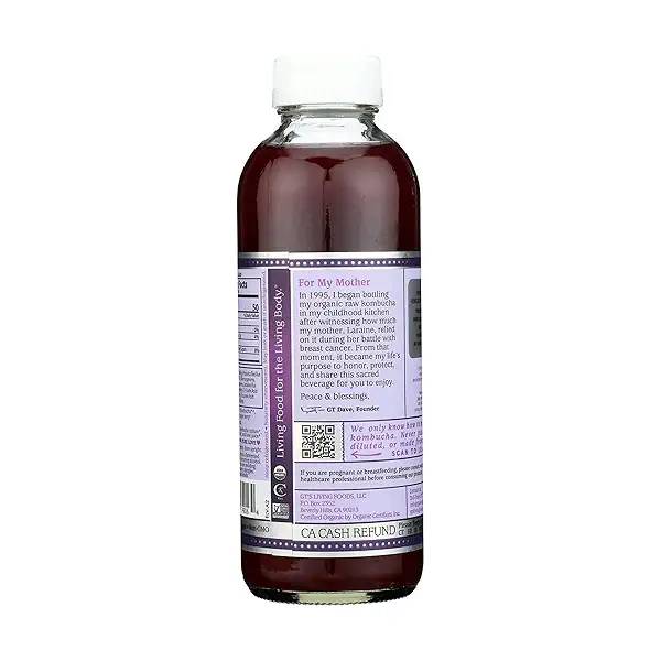 Organic Synergy Elderberry Juniper Kombucha, 16 fl oz 7