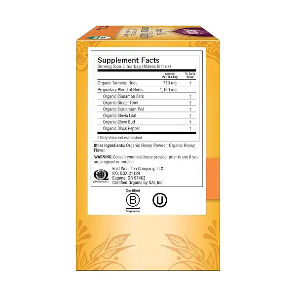 Honey Chai Turmeric Vitality, 1.12 oz 4