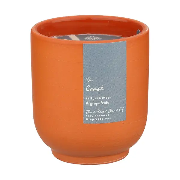 CANDLE, ORIGINS & ELEMENTS, THE COAST, TERRACOTTA, 8 OZ, 4 UNIT MASTER, 7.5 oz 3