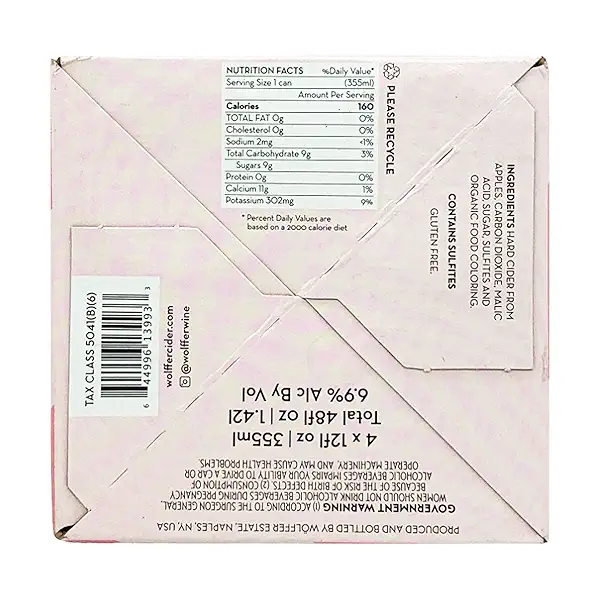 139 Dry Rose Cider 4pk Cans 6