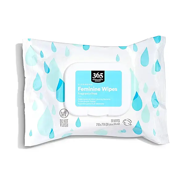 Feminine Wipes Fragrance Free, 30 wipes 1