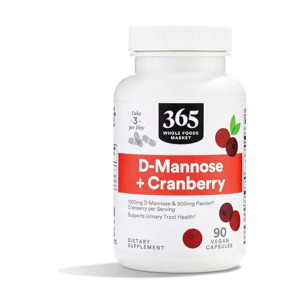 D-mannose With Cranberry, 90 vegan capsules 1