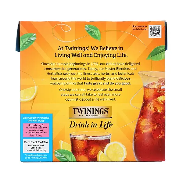 LEMON BLACK ICED TEA, 6.35 oz 9