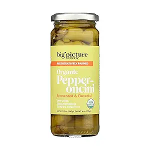 REGENERATIVE ORGANIC PEPPERONCINI WHOLE, 12 oz