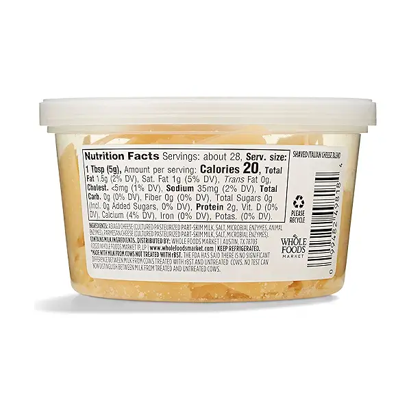 Shaved Italian Cheese Blend, 5 oz 2