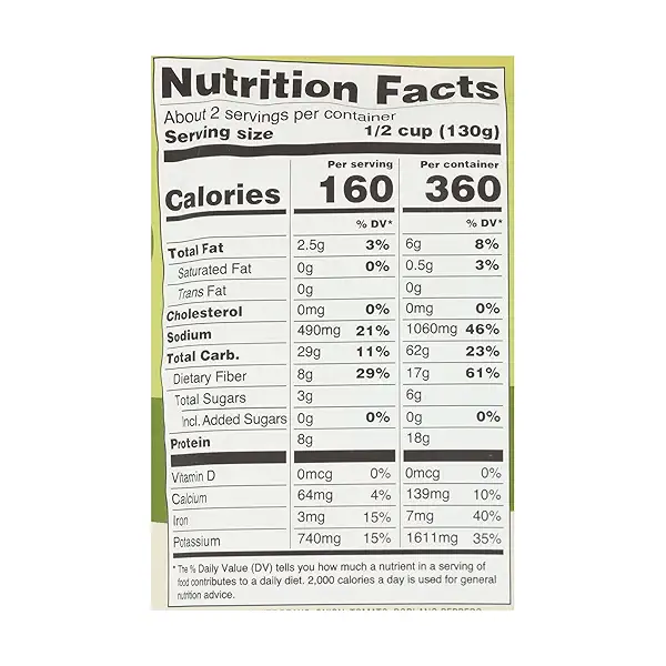 WHITE BEAN CHILE VERDE BEANS, 10 oz 3