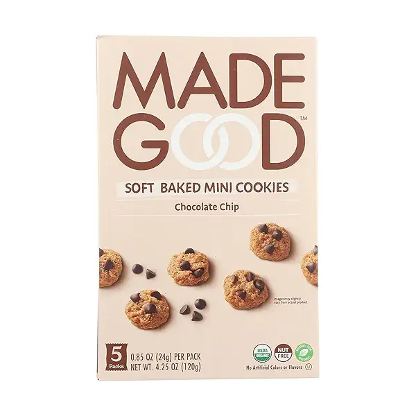 Chocolate Chip Soft Baked Cookies, Organic Snacks, 0.85oz Each 1