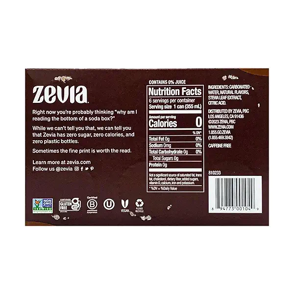 Zero Calorie Ginger Root Beer, 72 fl oz 6