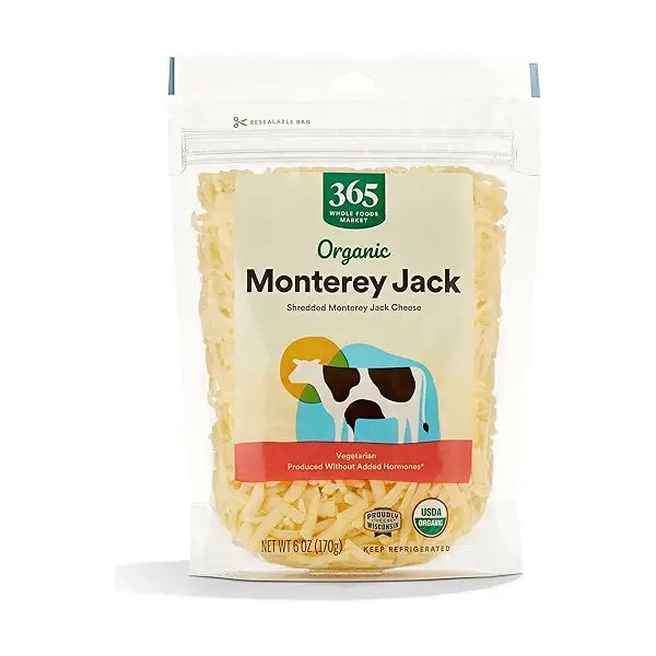 Organic Shredded Monterey Jack Cheese 6 OZ 1