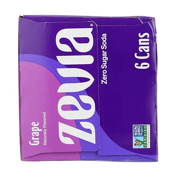 Zero Calorie Grape Soda, 12 fl oz 8