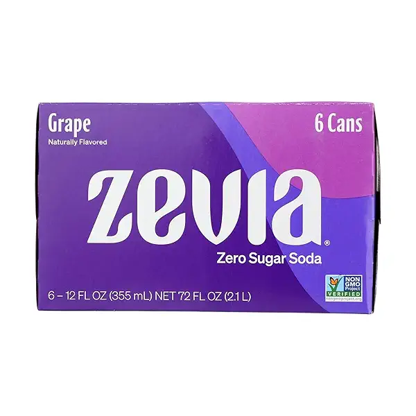 Zero Calorie Grape Soda, 12 fl oz 10
