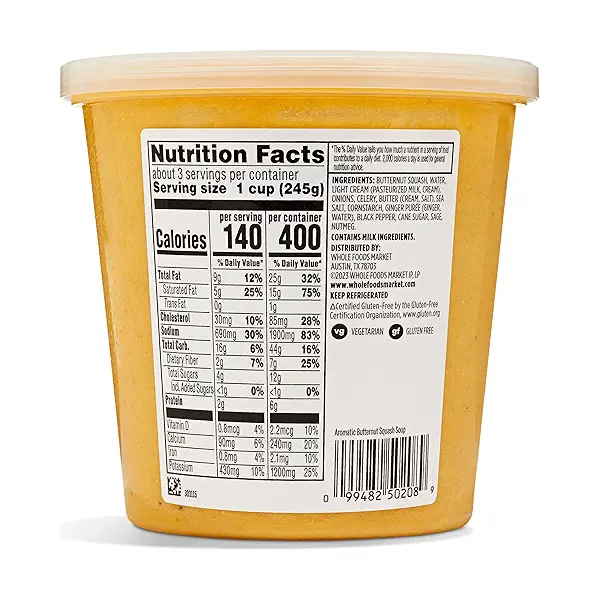 Aromatic Butternut Squash Soup, 24 oz 2