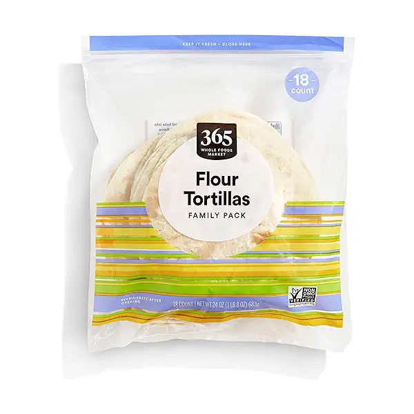 Organic Homestyle Flour Tortillas, 40 oz 1