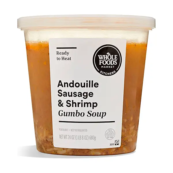 Shrimp & Andouille Sausage Gumbo Soup, 24 oz 1