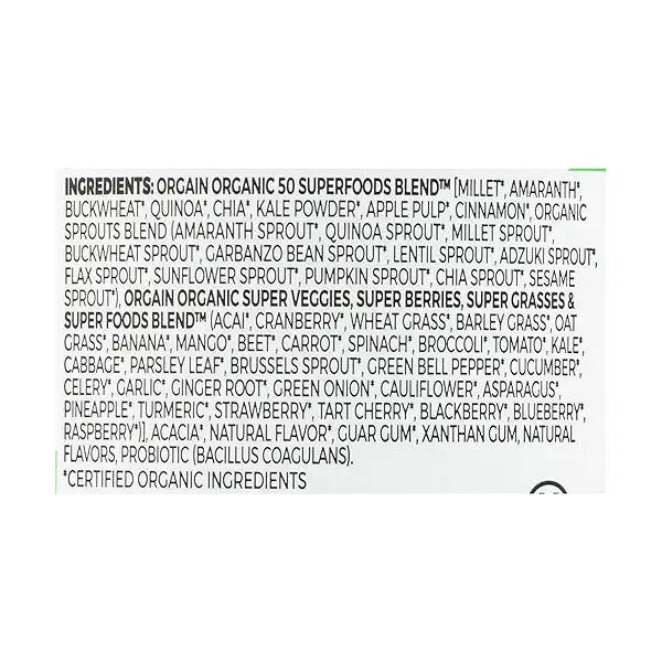 Original Organic Superfoods Super Nutrition Powder, 0.62 lb 5