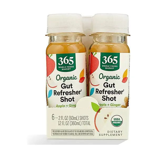 Organic Gut Health Perishable Shot 6pk, 2 fl oz 1