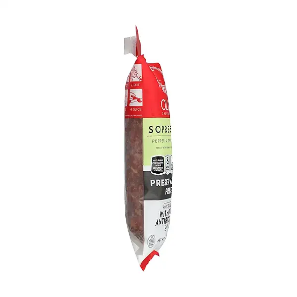 Preservative Free Sliced Chub Salami - Sopressata 4