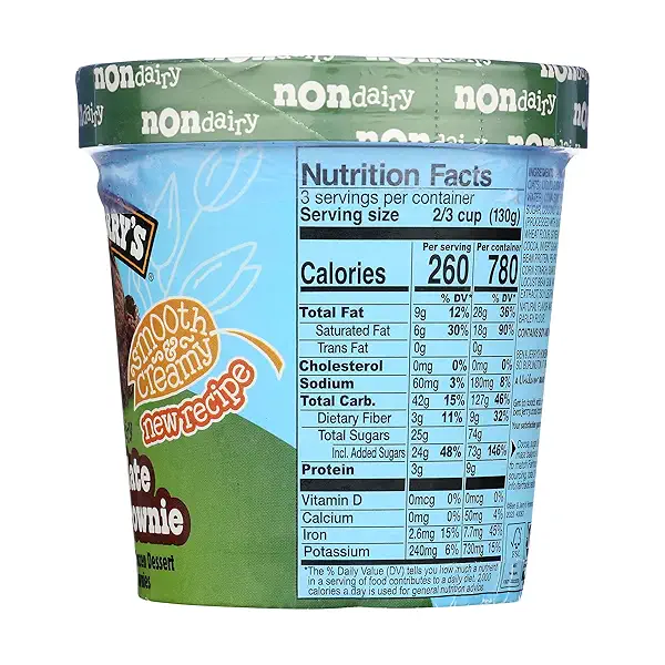 Chocolate Fudge Brownie Non-dairy Frozen Dessert, 1 pint 7