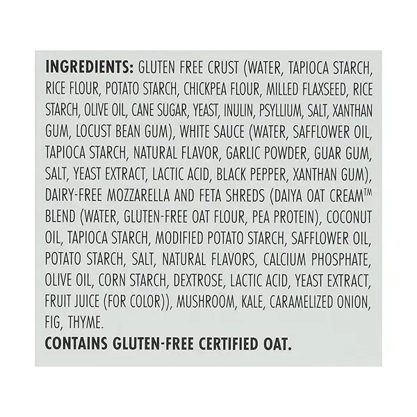 Daiya Dairy Free Gluten Free Mushroom, Caramelized Onion & Fig Vegan Flatbread Pizza, 12.2 oz 4