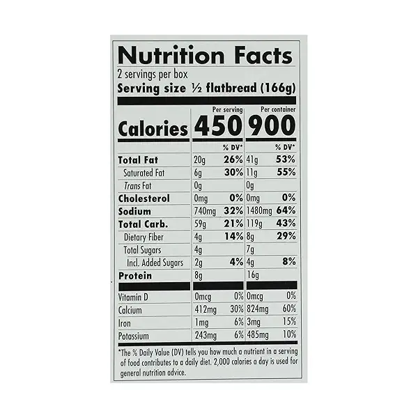 Plant Based Chick'n & Bac'n Flatbread, 11.7 oz 3