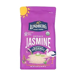 Organic California White Jasmine Rice, 32 oz