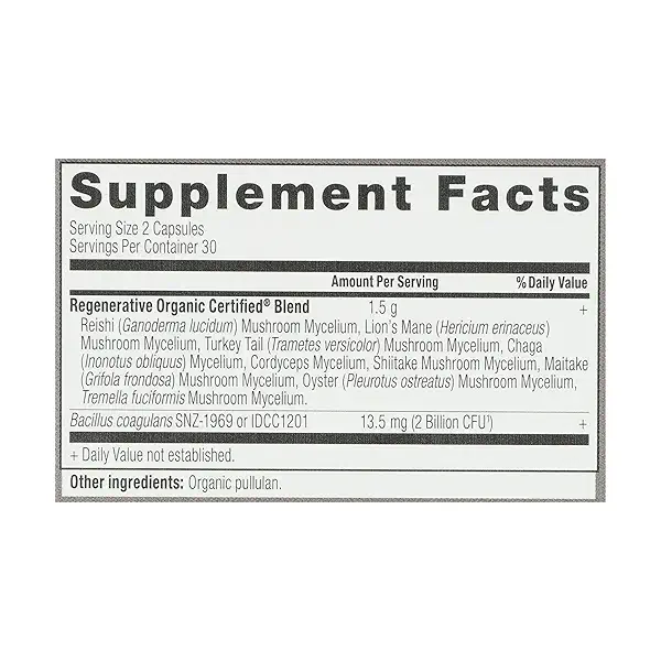Organic Multi Mushroom, 60 capsules 10