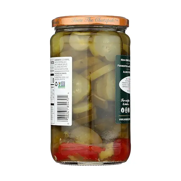Spicy Kosher Dill Pickle Chips, 25 fl oz 7