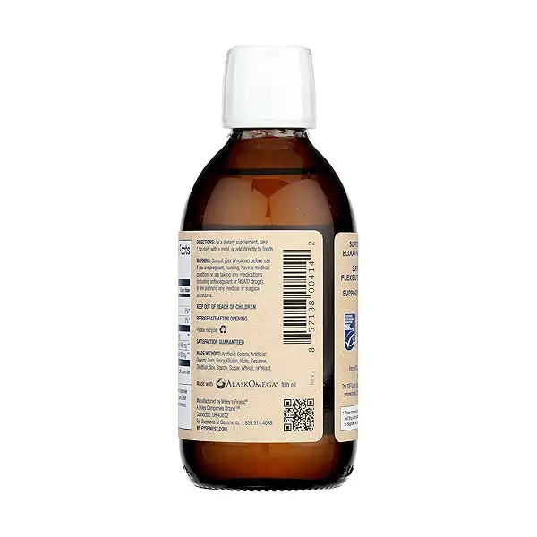 Wild Alaskan Fish Oil Peak Omega-3 Supplement, 8.45 oz 4