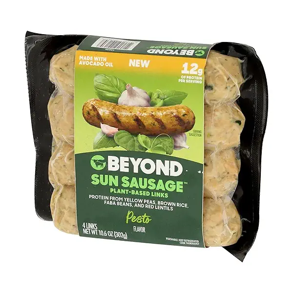 Pesto Plant Based Sun Sausage 4