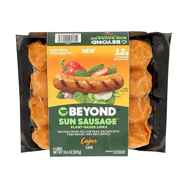 Cajun Plant Based Sun Sausage 2