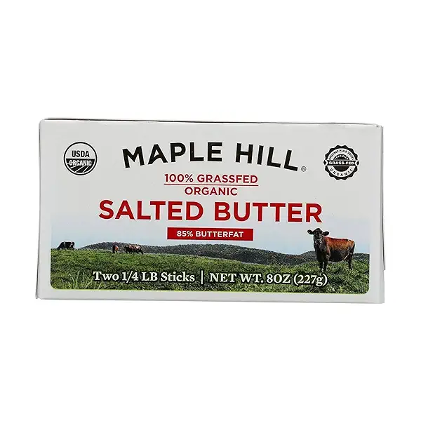 Organic Salted Butter, 8 oz 1