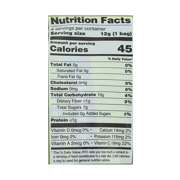 Freeze Dried Tangerine, 1 each 10