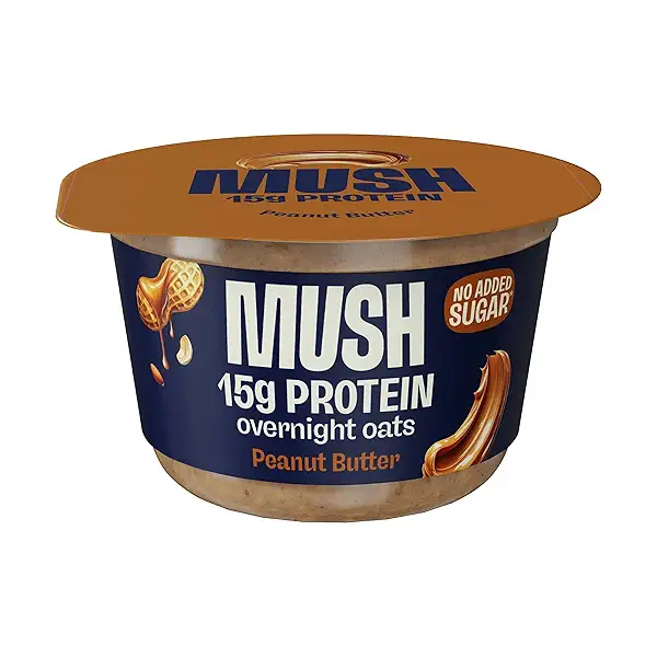 MUSH Protein Peanut Butter Overnight Oats 5.5 oz. 2